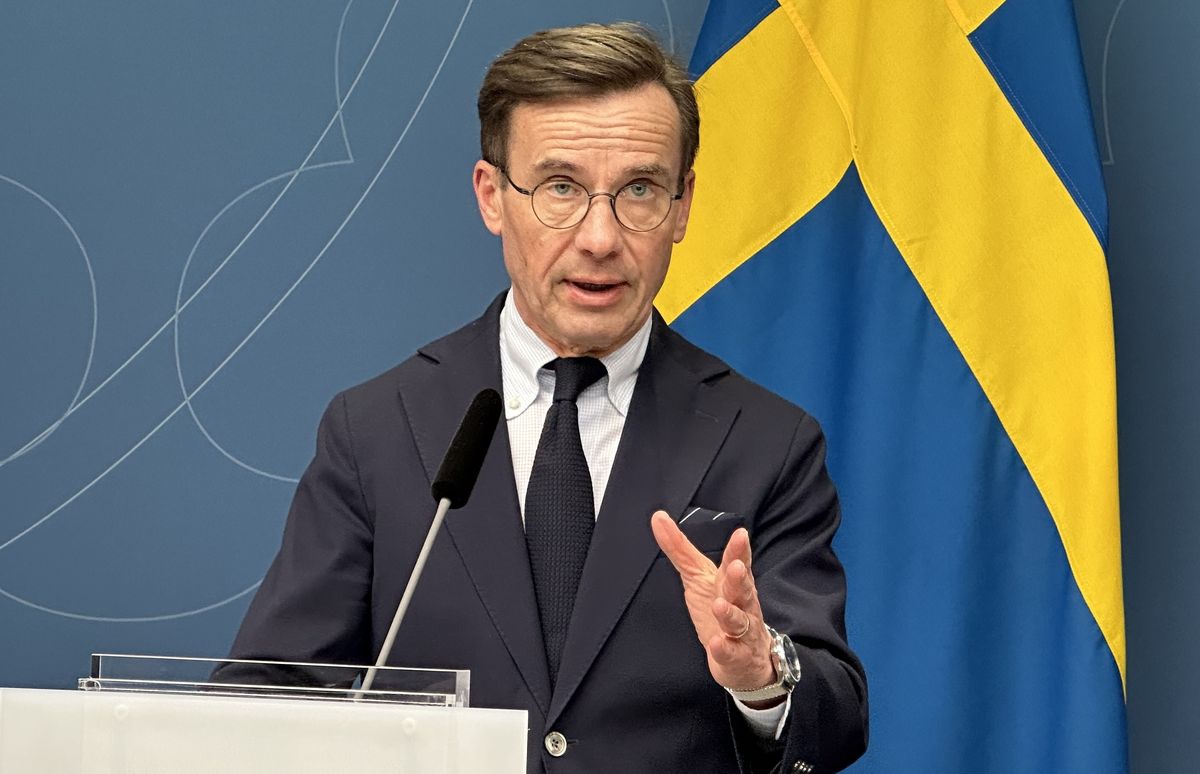 Premier Szwecji Ulf Kristersson 