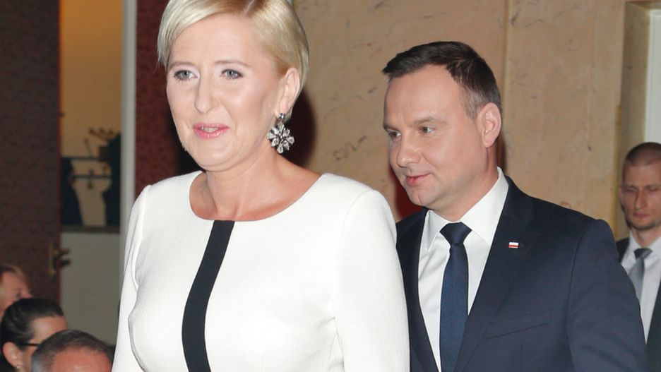 Funkcjonariusze Podlaskiego Oddziału Straży Granicznej w Pałacu Prezydenckim