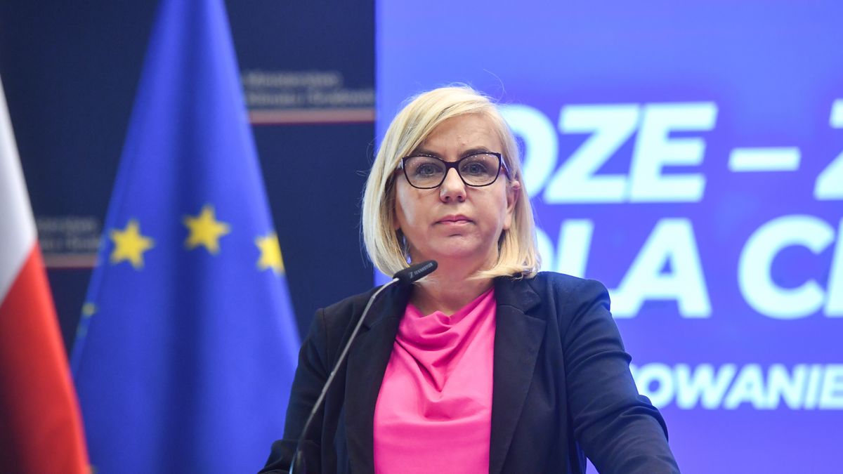 Minister klimatu i środowiska Paulina Hennig-Kloska