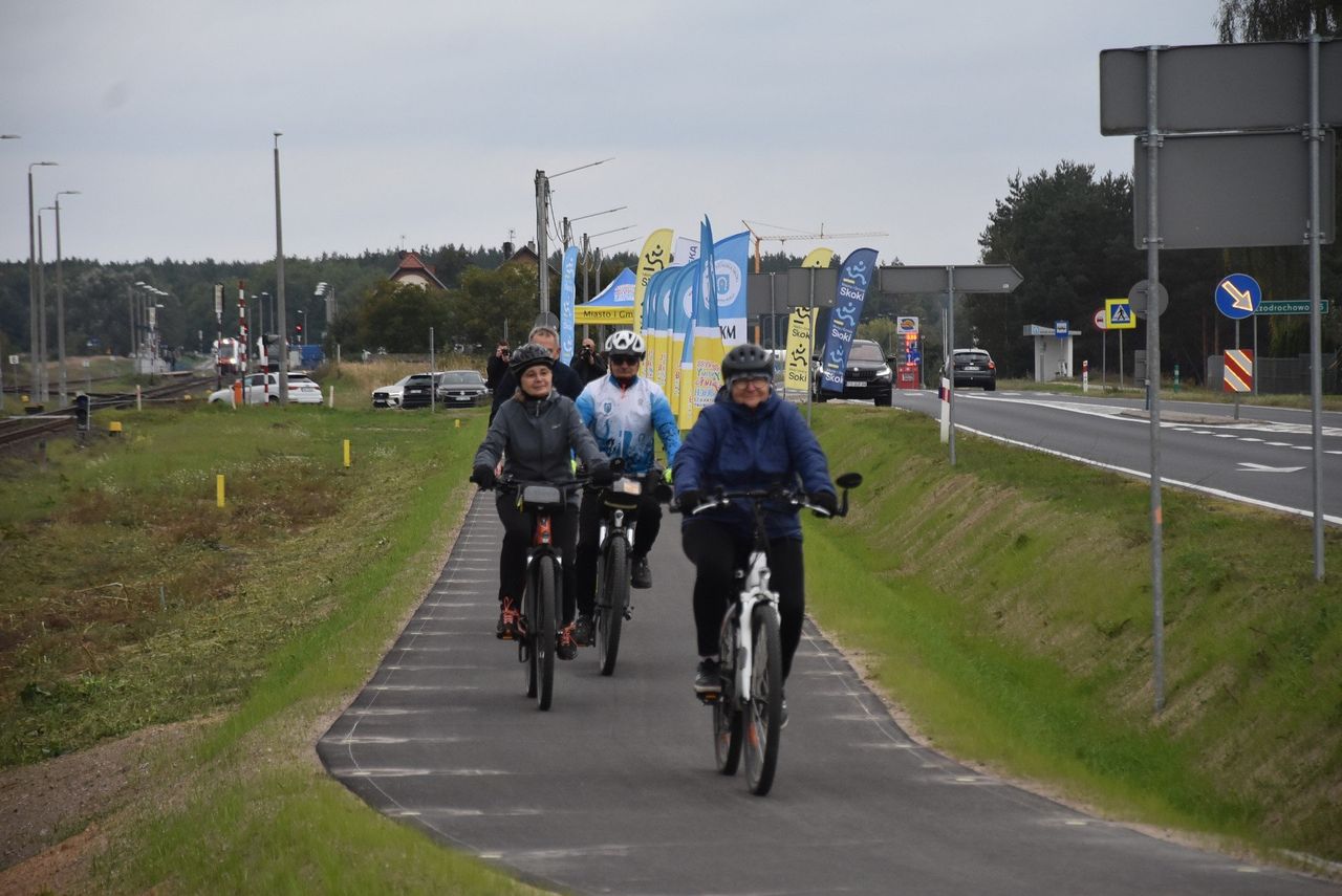 Skoki: Ścieżka pieszo-rowerowa do Sławy Wlkp. została oficjalnie otwarta