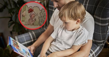 Dwuznaczne ilustracje w książce dla dzieci. Grafik musiał się nieźle bawić