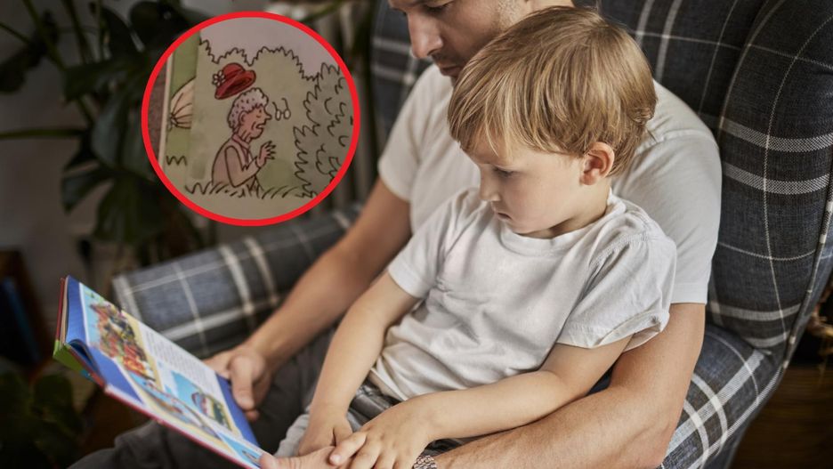 Dwuznaczne ilustracje w książce dla dzieci. Grafik musiał się nieźle bawić