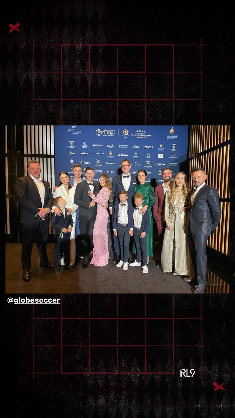 Robert Lewandowski - gala Globe Soccer Awards