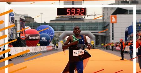 Zwycięzca 13. PKO Poznań półmaratonu z rekordem trasy !