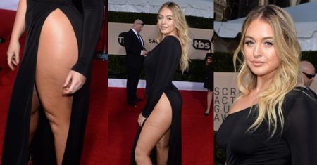 "Gigi Hadid XXL" chwali się nogą na gali SAG