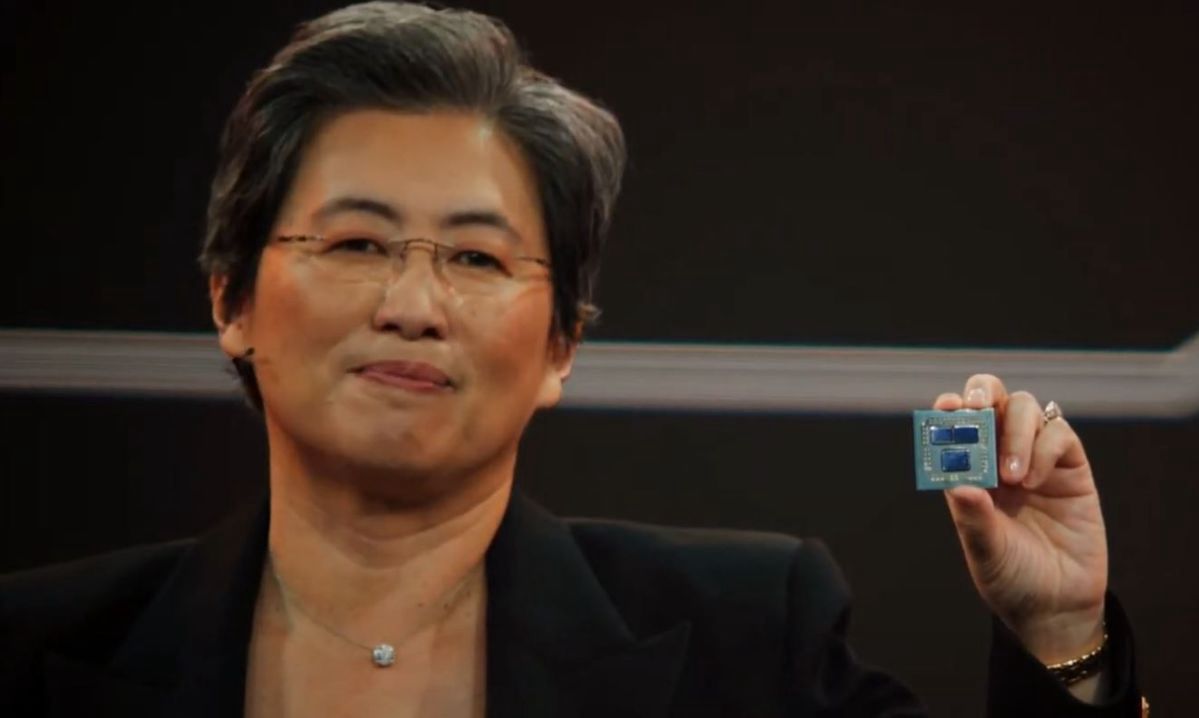 Lisa Su prezentuje prototypowy procesor Ryzen wykorzystujący pamięć podręczną 3D V-Cache