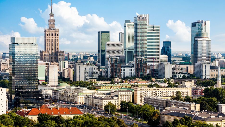 Warszawa, wieżowce, biura, biurowce