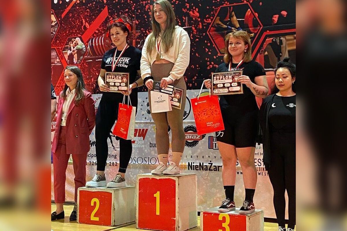 Podium w zawodach mundurowych
