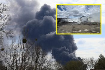 Kłęby czarnego dymu nad Chełmem. Zwołano sztab kryzysowy