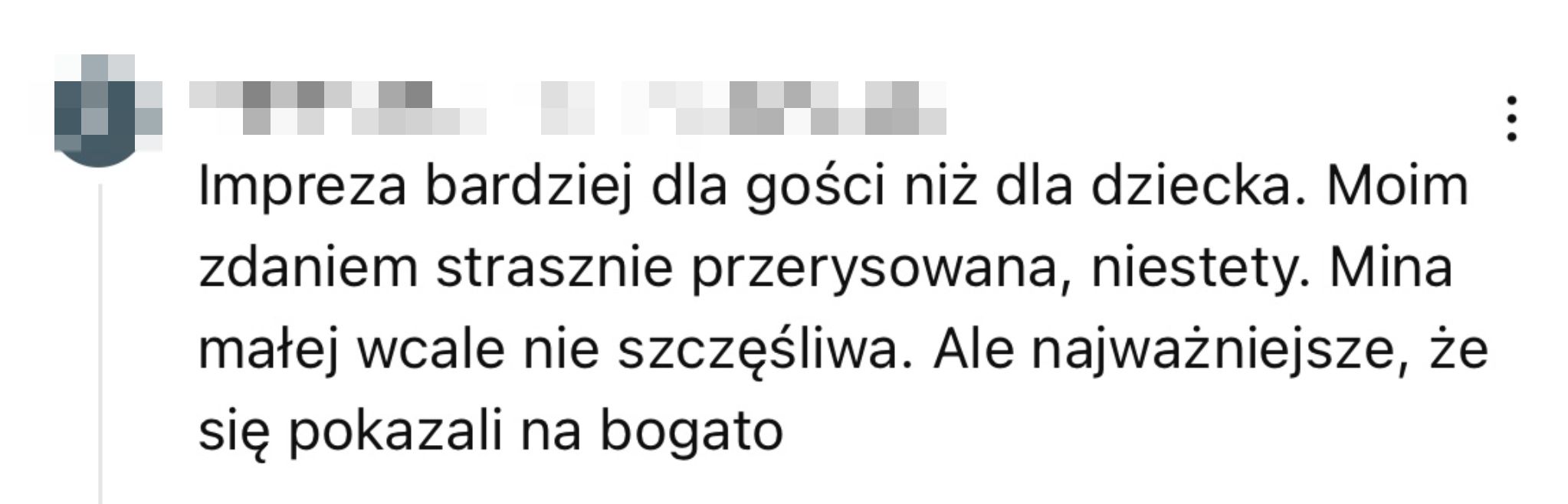 Komentarze po urodzinach córki Andziaks