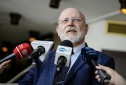 Szukali Świrskiego? Policja przed siedzibą KRRiT
