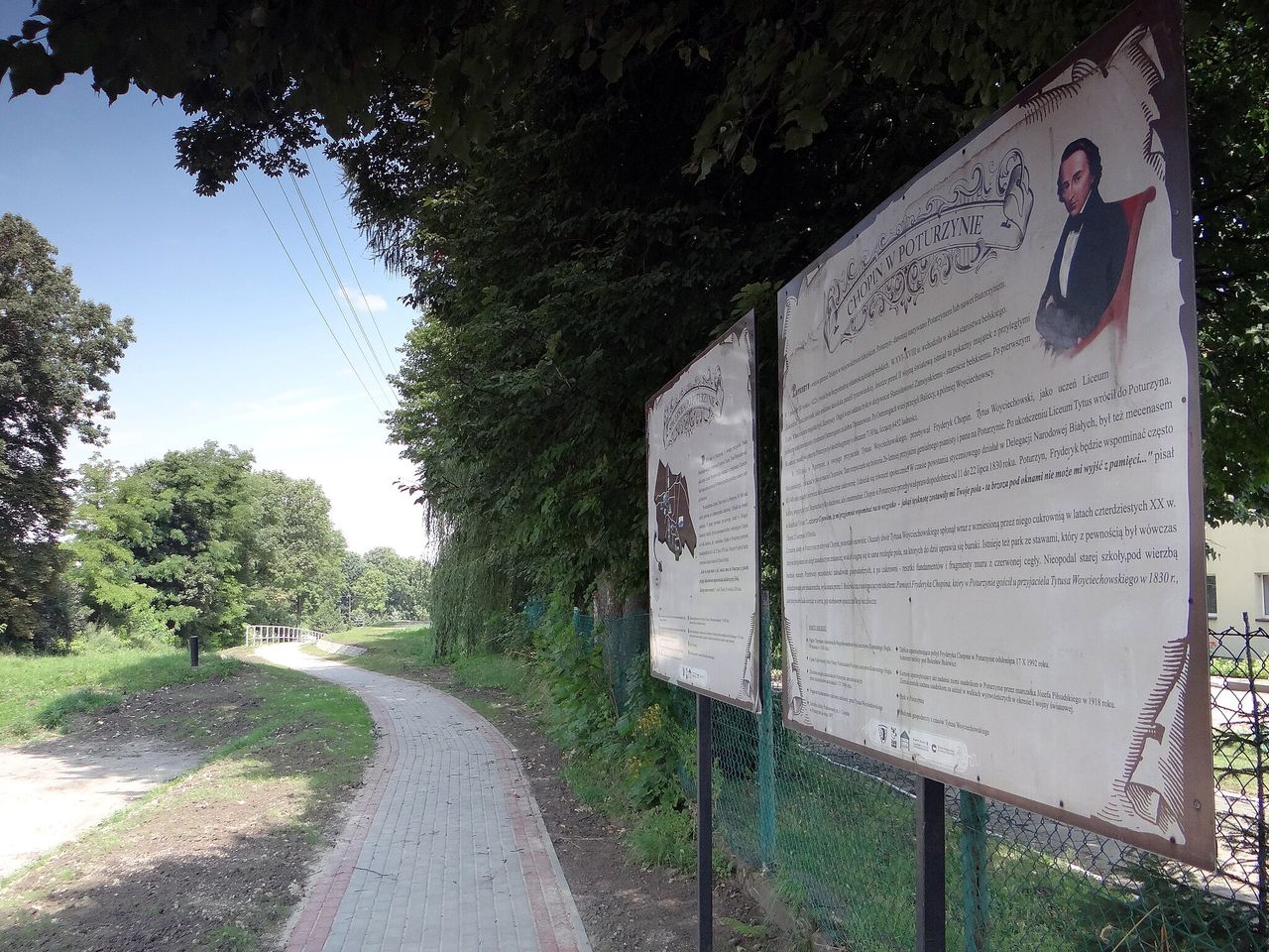 Poturzyn na Zamojszczyźnie. Mieszkał tam Fryderyk Chopin