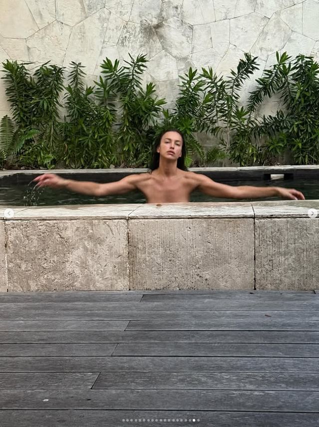 Irina Shayk chwali się sylwetką