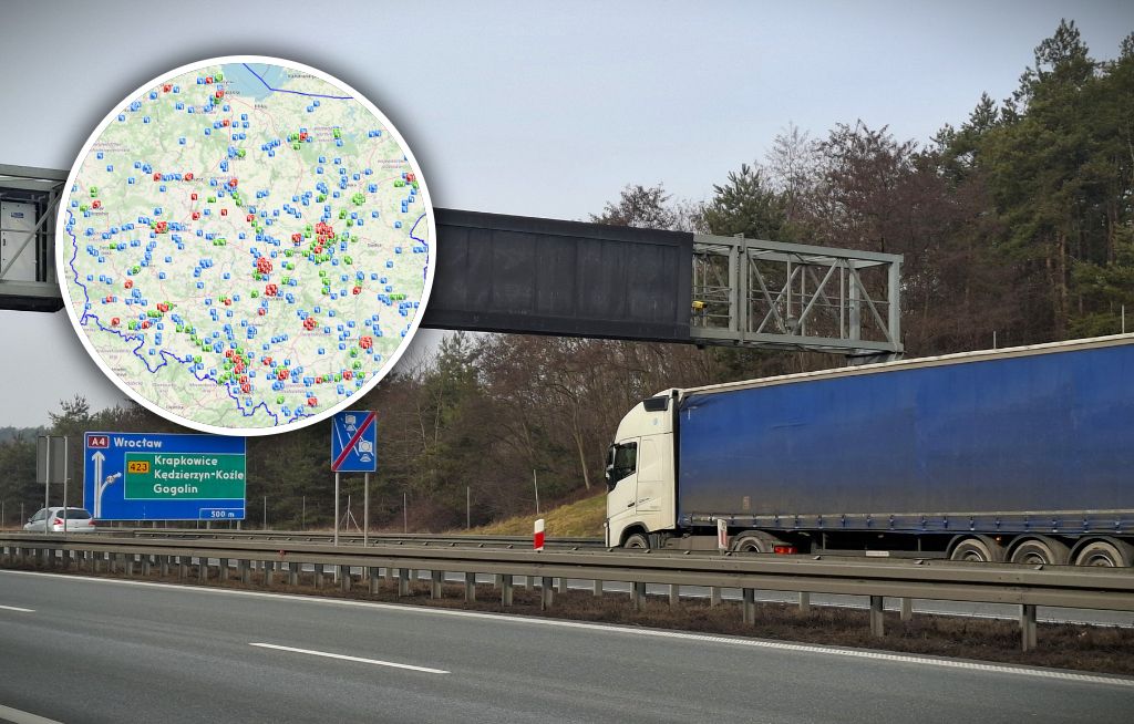 Tu stoją fotoradary. Jest dokładna mapa