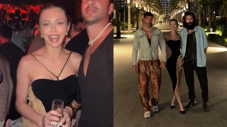 Joanna Opozda imprezuje w Dubaju