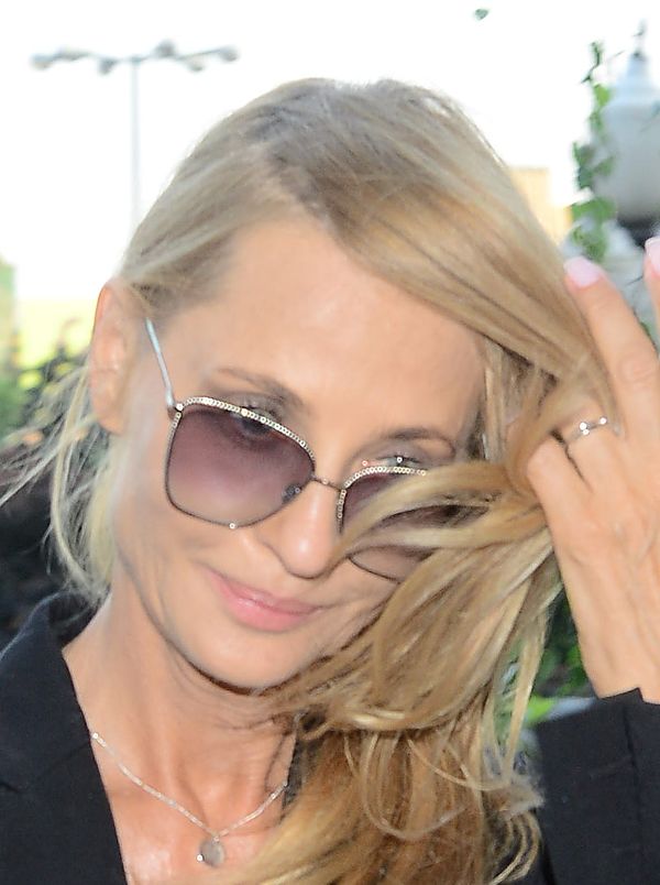 Aneta Kręglicka z mężem na premierze filmu "Żużel"