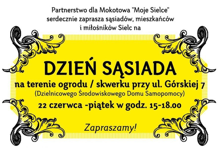 Sielce zapraszają na Dzień Sąsiada!