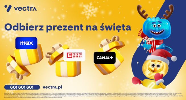 Świąteczne „prezenty” Vectry dla nowych i obecnych klientów