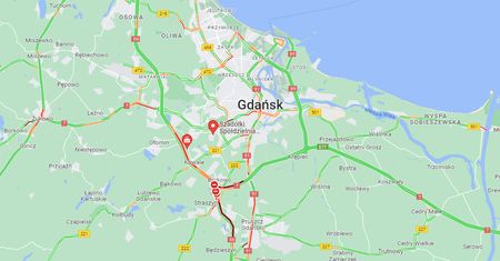 Karambol na obwodnicy Trójmiasta