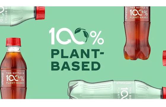 Coca-Cola pokazała butelkę w pełni wyprodukowaną z materiałów roślinnych