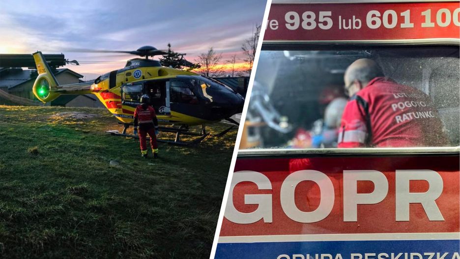 GOPR ruszyło na pomoc rowerzyście