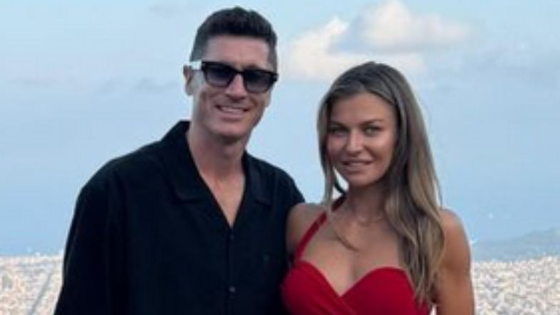 Anna Lewandowska zachwyca w czerwonym kostiumie na przyjęciu urodzinowym Roberta. Dumny jubilat pochwalił się zdjęciem (FOTO)