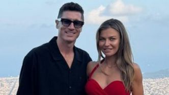 Anna Lewandowska zachwyca w czerwonym kostiumie na przyjęciu urodzinowym Roberta. Dumny jubilat pochwalił się zdjęciem (FOTO)