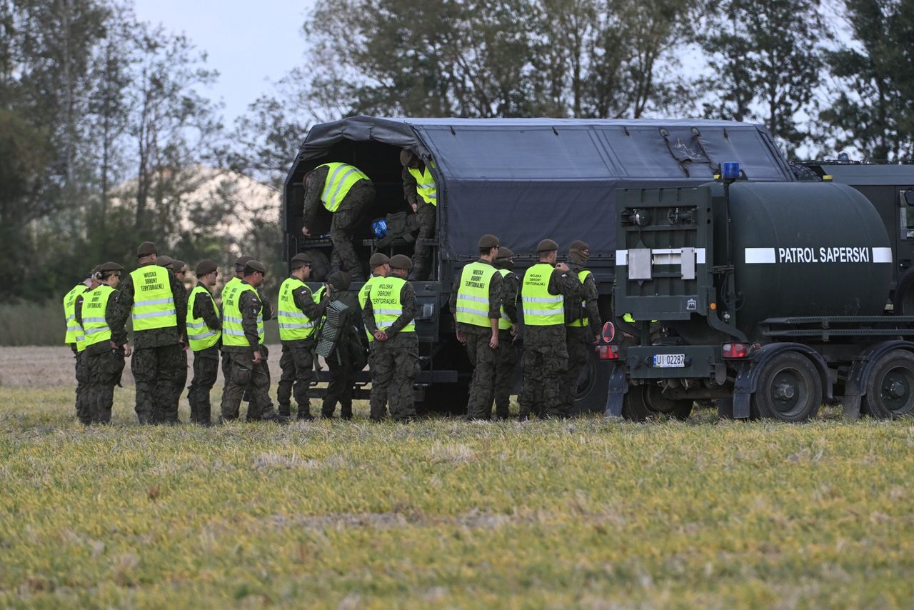 Niemieckie media: Drony leciały w stronę bazy NATO w Polsce