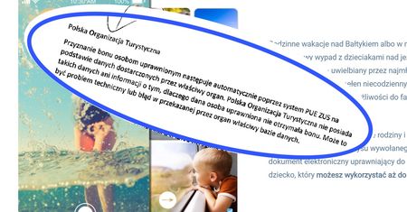 Nie mogą pobrać bonu turystycznego. Powód? Brak zakładki. Skarg coraz więcej