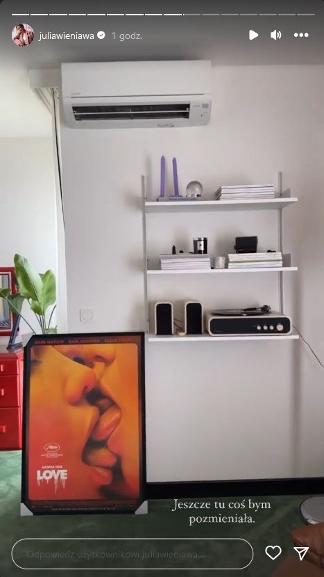 Julia Wieniawa prezentuje nowy wystrój sypialni i garderoby