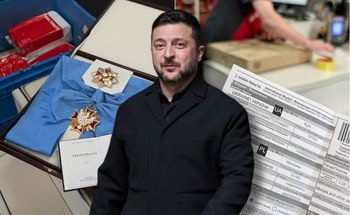 Zełenski reaguje na odebranie Orderu Orła Białego