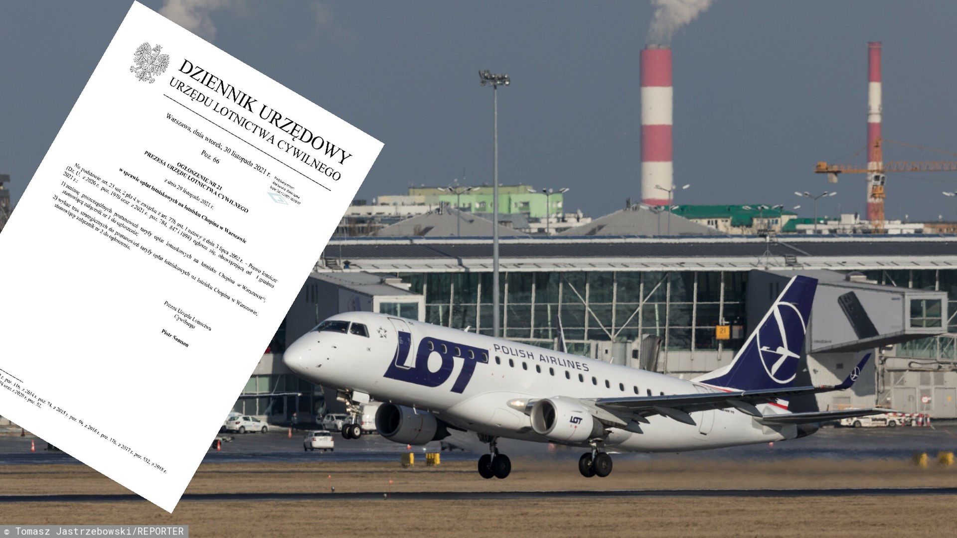 Lotnisko Chopina to największy port lotniczy w kraju. To też główna baza Polskich Linii Lotniczych LOT. 