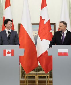 Spotkanie Duda-Trudeau. "Bardzo liczymy na wsparcie Kanady ws. uchodźców"