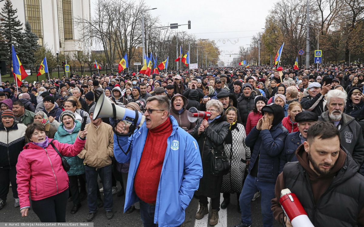Protest w Mołdawii. Władze mówią o wojnie hybrydowej ze strony Rosji