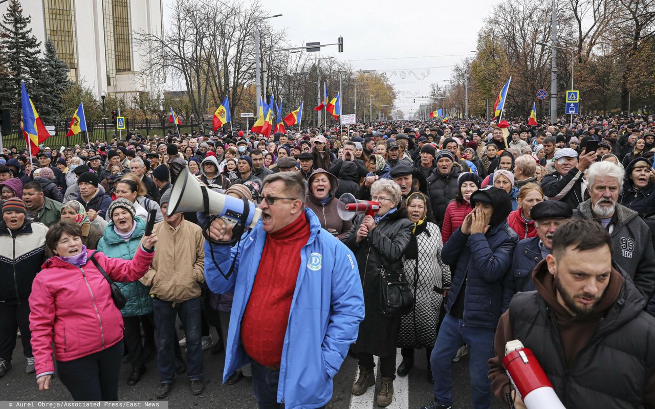 Blokowali centrum Kiszyniowa. Prorosyjska demonstracja