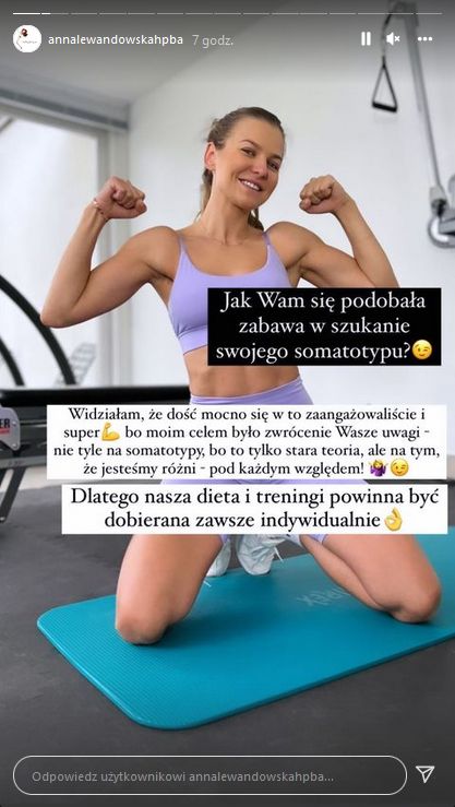 Anna Lewandowska o somatotypach
