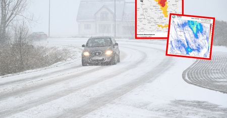 Polska podzielona pogodowo. Czerwony alarm na wschodzie, śnieżyca rozszerza się na zachód [PEŁNA PROGNOZA NA ŚRODĘ]