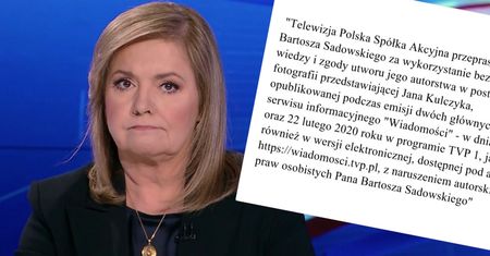 TVP przeprasza fotografa. "Cieszę się, że przeprosiła za to jeszcze 'ta' telewizja"