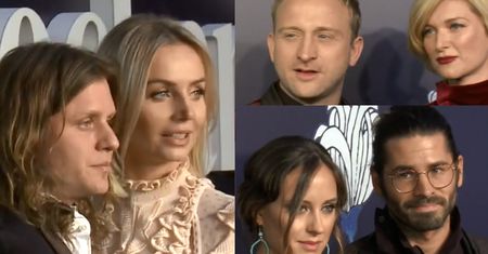 Szyc z dziewczyną, Ślotała i Starakowie na premierze