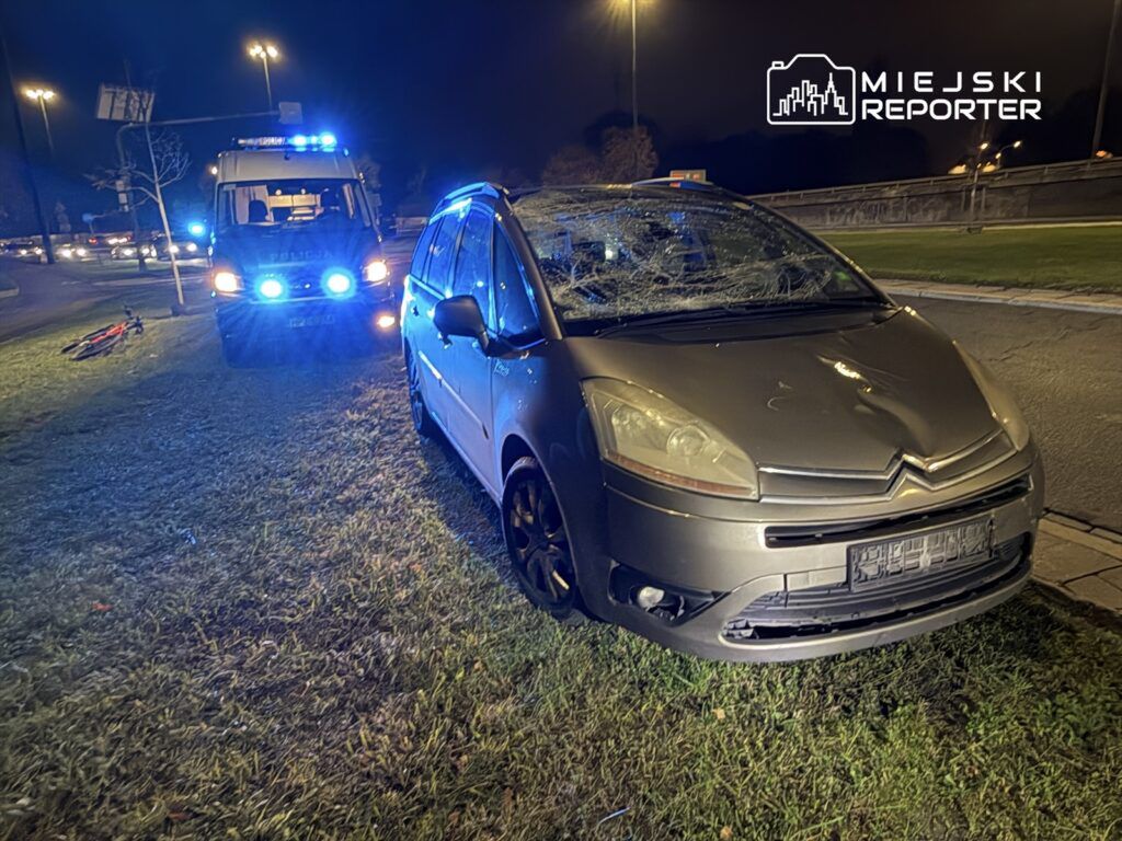 Warszawa: Potrącenie rowerzysty na Ursynowie. Poszkodowany w stanie ciężkim