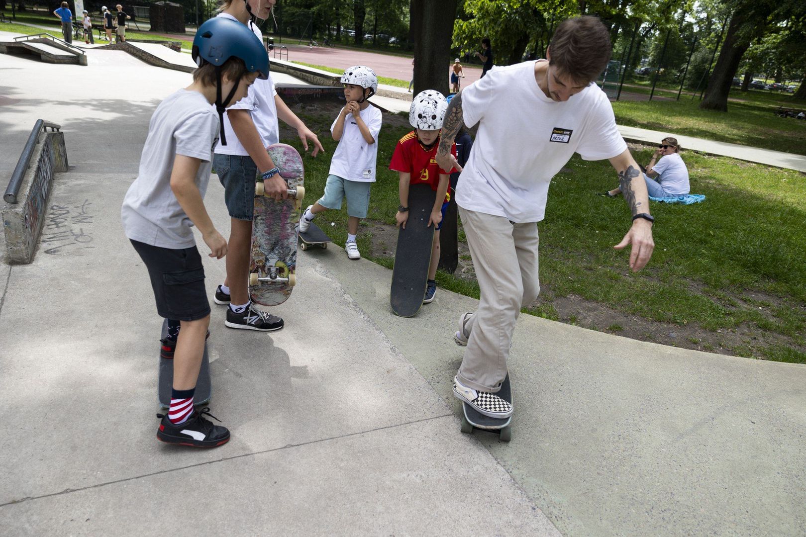 KRK Skate School OPEN DAYS w skateparku w Parku Jordana w Krakowie. Takie wydarzenie zorganizowano po raz pierwszy