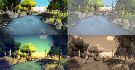 The Witness z obsługą Nvidia Ansel