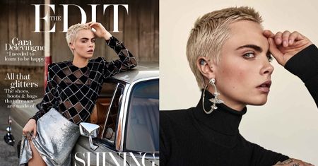 Cara Delevingne pozuje w imprezowych stylizacjach