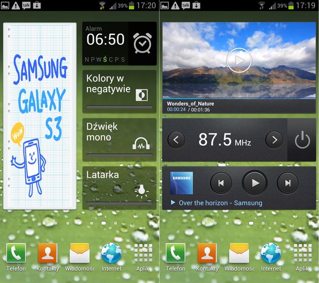 Galaxy S III - TouchWiz Nature UI