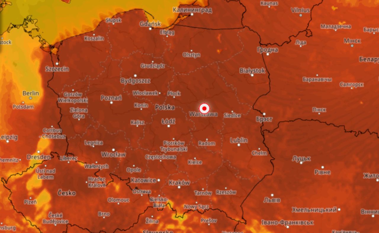 Cała Polska na bordowo. Wiadomo, kiedy koniec skwaru