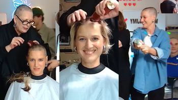 Zakład fryzjerski Łatwoganga działa pełną parą. Teraz Nosowska i Kulesza ogoliły Olę Domańską!