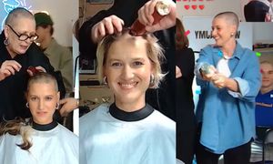 Zakład fryzjerski Łatwoganga działa pełną parą. Teraz Nosowska i Kulesza ogoliły Olę Domańską!