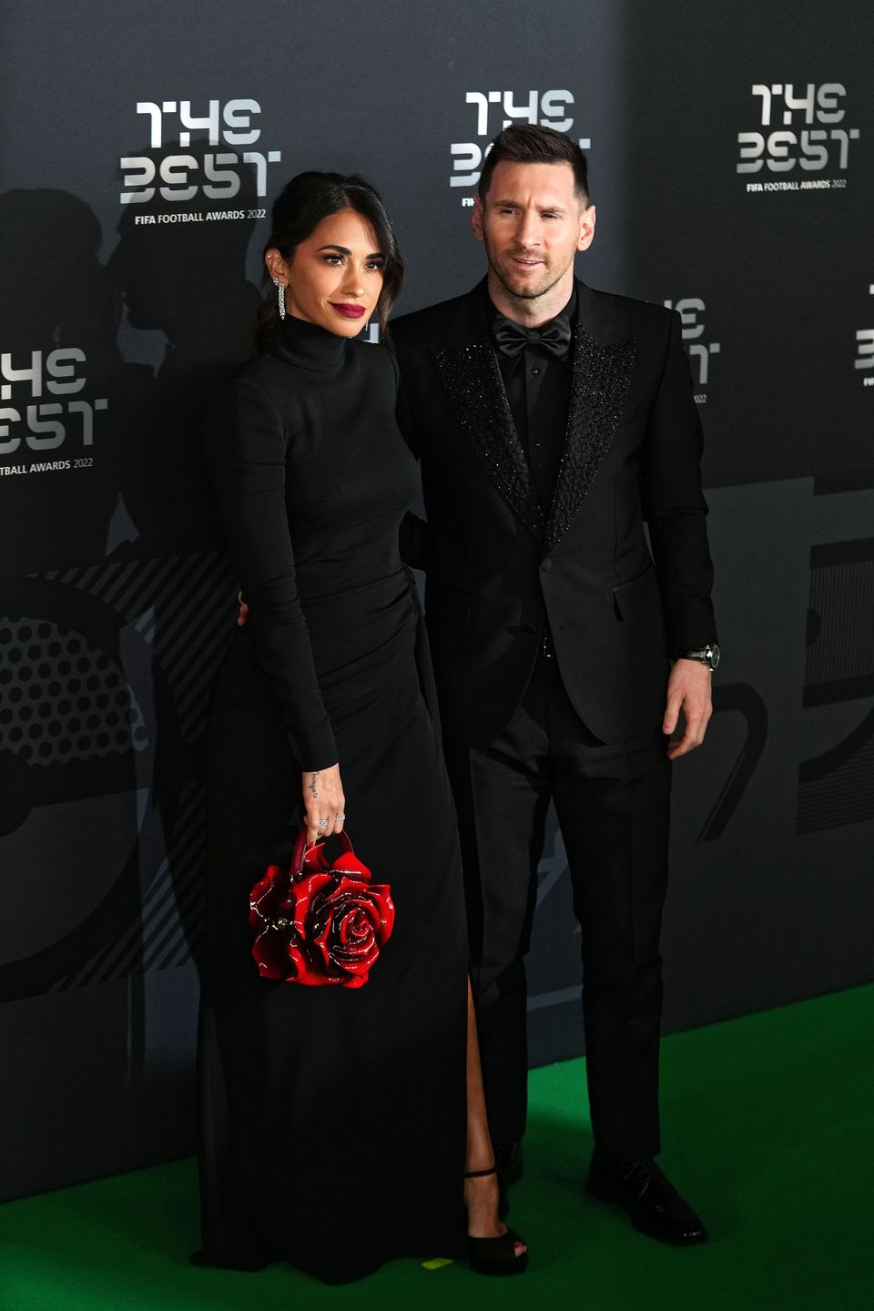 Antonella Roccuzzo i Leo Messi razem na gali