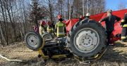Tragedia na polu. Mężczyzna przygnieciony ciągnikiem
