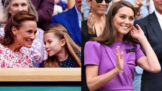 Księżna Kate zabrała księżniczkę Charlotte na finał Wimbledonu. Do królewskiej loży wpadła też Pippa Middleton (ZDJĘCIA)